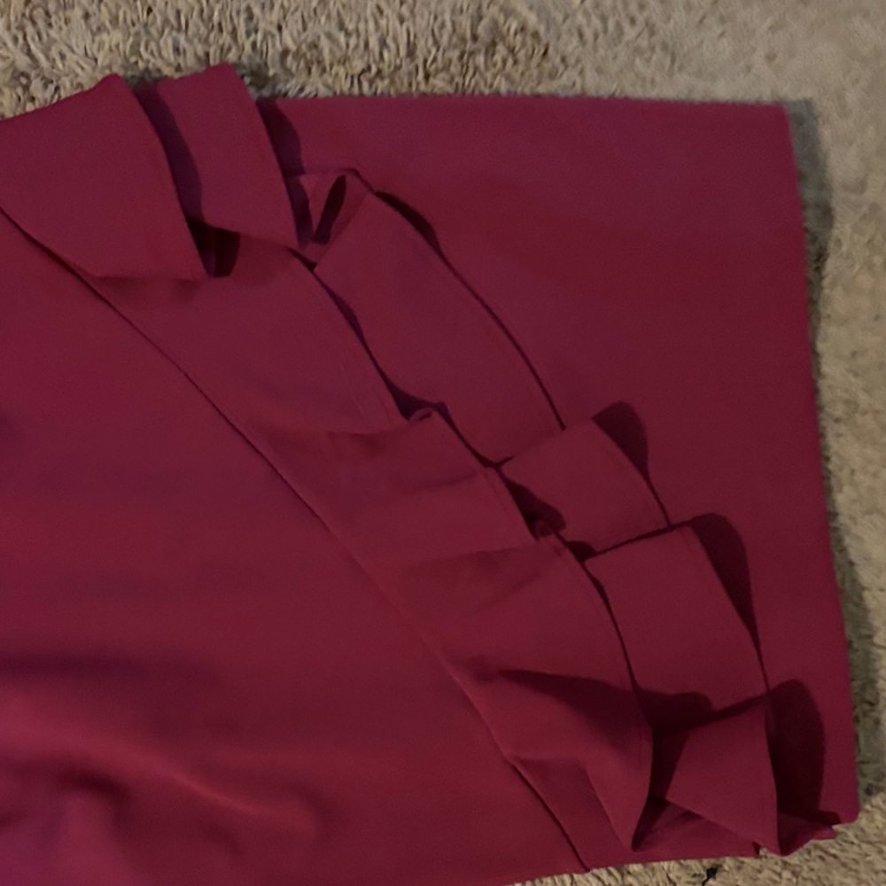 Calvin Klein Fuchsia Long Sleeve Dress - Picture 3 of 3
